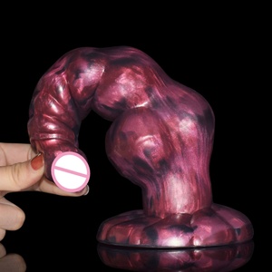 NNSX Animal Dog Fantasy Big Knot <b>Dildo</b> With Sucker Silicone Material Realistic Giant Anal Plug Sex Toys for Women Adult Products - Product Image 1