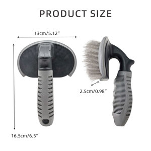 Brosse de nettoyage pour pneus de voiture à poils doux, brosse à récurer les jantes de roues durable pour le detailing automobile et le lavage de voiture - Product Image 2