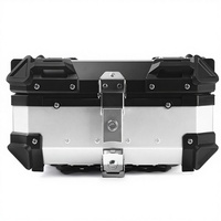 Coffre de moto universel Proguard 25L en alliage d'aluminium avec serrure de sécurité et étui supérieur étanche