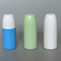 Offre Spéciale – Flacon Roll-on Vide en Plastique PP 50 ml Blanc, Vert, Bleu pour Crème Contour des Yeux, Anti-transpirant, Déodorant, Huile Essentielle, Parfum