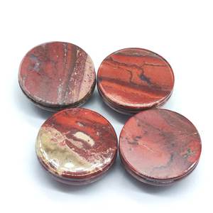 Puesta de sol jaspe 18mm corte redondo cabujón Ajuste de joyería - Product Image 5