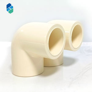 أنابيب CPVC بيضاء مقاومة للحرارة العالية 90 درجة اقتران الكوع تركيب 1 بوصة إلى 4 بوصة CPVC والتجهيزات - Product Image 4