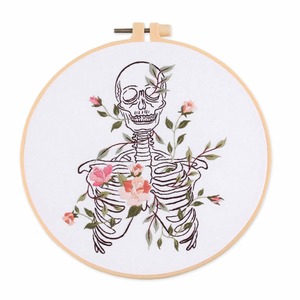 Kit de Bordado DIY, <span class=keywords><strong>Punto</strong></span> de <span class=keywords><strong>Cruz</strong></span> de Plantas de <span class=keywords><strong>Dibujos</strong></span> <span class=keywords><strong>Animados</strong></span> Hecho a Mano - Product Image 4