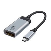 Convertisseur vidéo USB C Thunderbolt 3 Type-C vers VGA 1080P 4K 60Hz HDTV/Mini DP/DP, câble adaptateur pour ordinateurs portables Macbook, moniteur