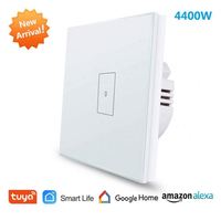 Interrupteur de chauffe-eau intelligent EU UK 20A 4400W, application Tuya Smart Life, télécommande, minuterie marche/arrêt, commande vocale Google Home Alexa