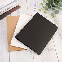 Bview Art A4 document logo personnalisé impression luxe double pochette papier présentation dossier