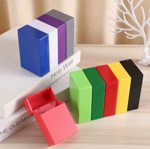 Étui à cigarettes automatique personnalisé en plastique écologique pour hommes, portable, étanche, coque rigide, résistant aux chocs - Product Image 1