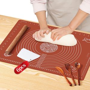 Non-stick Pastry <b>Rolling</b> <b>Mat</b> 40*60CM Silicone Pastry <b>Mat</b> Baking & Pastry Tools Sustainable 1 Per Kit 100 PCS 0.3mm/0.6mm - Product Image 3