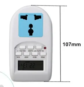 Kampa 24 Hours UK/EU Plug Wholesale Energy Saving Timer Programmable Electronic Timer Socket Digital Timer