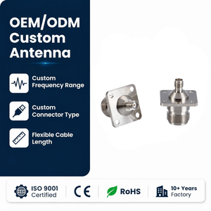 <span class=keywords><strong>Antenne</strong></span> de station de base, adaptateur coaxial à faible perte 50 Ohm, connecteur RF fileté de type N femelle, <span class=keywords><strong>prise</strong></span> en charge de la personnalisation OEM ODM - Product Image 1