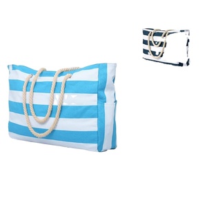 Custom Beach <b>Tote</b> Women Quality Recyclable Wholesale Large Handbags for Women Summer Canvas Beach <b>Tote</b> Bag - Product Image 1
