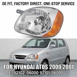 Faro Delantero Derecho R 92102-06000 Izquierdo L 92101-06000 Faros Delanteros para <span class=keywords><strong>Hyundai</strong></span> <span class=keywords><strong>Atos</strong></span> <span class=keywords><strong>2000</strong></span> 2001 - Product Image 1