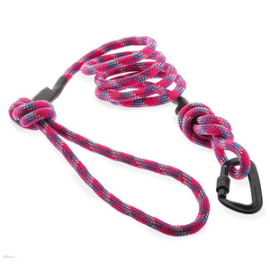 Custom Pet Dog <strong>Rope</strong> Leash with Carabiner Clip, Heavy Duty Mountain Climbing <strong>Rope</strong> Slip <strong>Lead</strong> for Medium and Large Dogs - Product Image 3