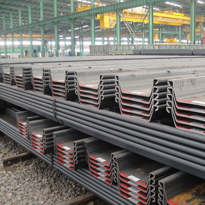 Fournisseurs de palplanches auxiliaires d'angle haute <span class=keywords><strong>pression</strong></span>, palplanches en acier profilé à froid de type U, profilé en acier de type 2, profil U de 6m, 9m, 12m - Product Image 6
