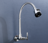 Robinet de rotation de type flexion en laiton de cuisine exportation froide vers l'Amérique du Sud