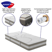 6 8 10 12 "King Size Cooling High Density Foam Bonnel Feder kern matratze in einer Box Top Comfy Gel Memory Foam Taschen feder matratze