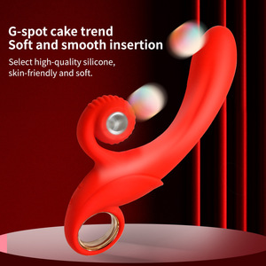 Hot Sale Wholesale OEM G Spot <b>Vibrator</b> for Women 20 Frequencies Latex Waterproof Built-in Rechargeable Battery Clitoral - Product Image 5