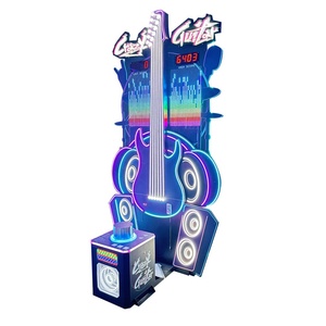 Máquina de Juego de Boxeo Arcade 'Crazy Guitar' con Luces LED Vibrantes, Equipo de Entretenimiento Interactivo que Funciona con Monedas, 1 Año de Garantía para Mayores de 6 Años - Product Image 3