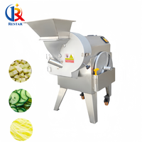 Professionnel Légumes Fruits Cube Broyeur Cutter Trancheuse Noix De Coco Oignon Pommes De Terre Chips Machine De Découpe Moteur pour La Cuisine À Domicile