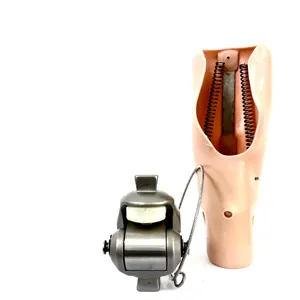 Prothèse de genou en titane articulation de genou prothétique à axe unique avec fonction de verrouillage automatique et aide à l'extension