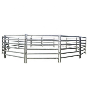 Paneles de pluma redonda para ganado, valla de Corral y caballos de 12 pies de alta resistencia, venta al por mayor de fábrica de China, 2023 - Product Image 1