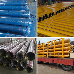 Bahan Q235 pipa kuat pipa konduit beton dengan ketebalan dapat disesuaikan untuk proyek Teknik Konstruksi