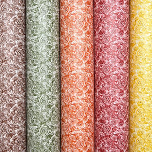 Kain Katun Poplin Tana Lawn Berkualitas Tinggi, Ringan, 100% Katun, Cetak Digital Motif Bunga, Berwarna-warni, Berlapis, untuk Kemeja Wanita - Product Image 3