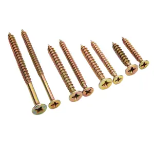 Self-tapping Screw Wholesale Furniture Flat Head Fiberboard Plus Hardwood Cross Countersunk Head Screw Yiwu Chipboard Screw