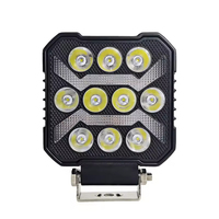 Lampu Kerja LED Persegi 42W Flood Beam 9-32V DC IP67 Tahan Air Lampu Mengemudi Off Road untuk Truk Jeep ATV SUV Kapal Laut