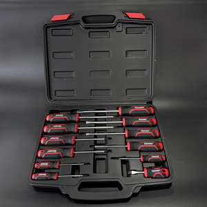 OEM ODM 12 Piece <b>Screwdriver</b> Set Chrome Vanadium Steel Flat Cross Head Industrial Grade Anti-Slip Handle - Product Image 1