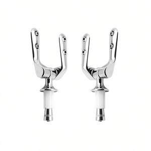 Charnières fixes pour siège de toilette, chromées, robustes, pièces de rechange - Product Image 3