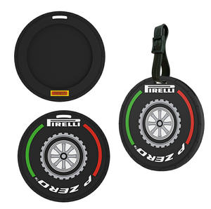 Étiquette d'étiquette <span class=keywords><strong>de</strong></span> sac à bagages en PVC, étiquette <span class=keywords><strong>de</strong></span> croisière <span class=keywords><strong>de</strong></span> bagages <span class=keywords><strong>de</strong></span> <span class=keywords><strong>voyage</strong></span> avec carte <span class=keywords><strong>de</strong></span> visite en caoutchouc souple personnalisé en gros - Product Image 1