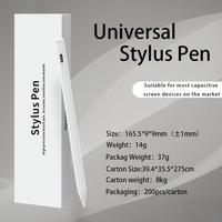 Stylet universel à 3 pointes interchangeables gratuit pour écran tactile, compatible avec Apple iPad Pencil, iOS et Android