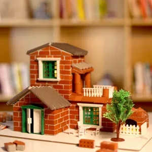 toys 2022 Supplier Live Size Toys Eva Foam City Diy Construction mini building bricks mini brick building toy house