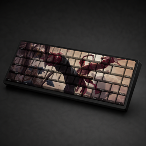 Ensemble de touches personnalisées 68 touches en PBT avec impression latérale par sublimation, thème <span class=keywords><strong>Lee</strong></span> <span class=keywords><strong>Sin</strong></span>, profil Cherry pour clavier mécanique de jeu - Product Image 6