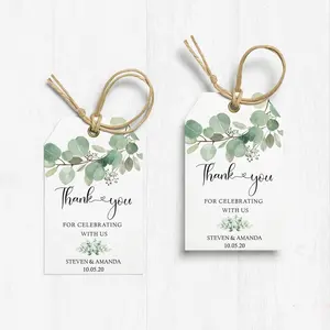 Luxury Custom Logo Clothing Hang Tag Garment Clothes T Shirt Shoe Paper Labels Thank You Hang Tags for clothes