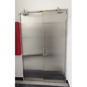 Puerta ignífuga moderna personalizada, puertas de <span class=keywords><strong>escape</strong></span> de emergencia resistentes al fuego de acero, puertas con clasificación contra incendios de 30/<span class=keywords><strong>60</strong></span>/90/120 minutos con ventanas - Product Image 6