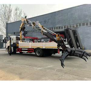 ISUZU Chasis Precio al por mayor de fábrica Multipropósito Plegable Brazo telescópico Grapple <span class=keywords><strong>Grabber</strong></span> Camión Wrecker con grúa montada - Product Image 1