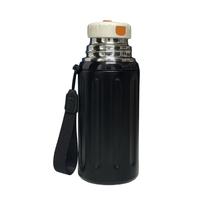 Bouteille isotherme en acier inoxydable de 500 ml pour café et eau, avec sangle de transport, cadeaux d'affaires, design minimaliste