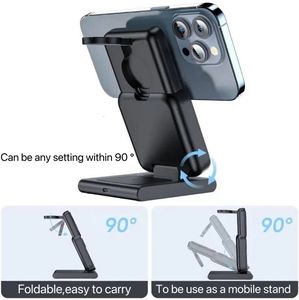 Romvable 5000Mah Power Bankไร้สาย<span class=keywords><strong>ชาร์จ</strong></span> 3 ใน 1 สําหรับiPhone Iwatch Airpodsไร้สาย<span class=keywords><strong>แบ</strong></span><span class=keywords><strong>ต</strong></span>เตอรี่แม่เหล็กด้านหลังพร้อมขาตั้งมือถือ - Product Image 5