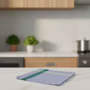 Paño de Cocina Azul 55x55 de Algodón para Limpieza - Product Image 3