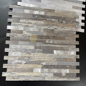 Longue bande en aluminium PVC auto-<span class=keywords><strong>adhésif</strong></span> mosaïque carrelage peler et coller pour mur intérieur sol dosseret cuisine salon chambre - Product Image 5