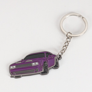 Quà tặng khuyến mãi tùy chỉnh kim loại xe Keychain với logo Chất lượng cao cá nhân tự động kim loại Keychain - Product Image 4