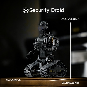 New Product Security Droid Building Blocks <b>Toy</b> with Glowing Eyes Movable Joints and Tracks for Kids and Collectors OEM Wholesale - Product Image 4