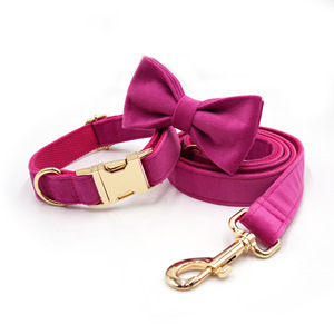 Luxury Cute <b>Dog</b> Harness Collar Leash Set Removable Bowtie Comfortable Pet Walking Accessories - Product Image 6