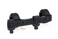 Support de lunette optique de tactiques automatiques 25.4mm/30mm support d'anneaux QD avec niveau à bulle GZ24-0145