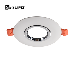 Foco Empotrable Fijo GUPO GU5.3 <span class=keywords><strong>MR16</strong></span> <span class=keywords><strong>GU10</strong></span>, Exterior Blanco con Reflector de Cobre para Módulo de Foco - Product Image 3