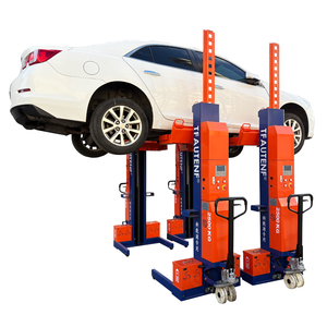 Elevador Móvil Hidráulico Inalámbrico de 4 Columnas TFAUTENF de 10 Toneladas, Elevador de Cuatro Postes para Camiones con Adaptadores - Product Image 4