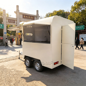 Fully Equipped Hot Dog Cart OEM Horse <b>Box</b> Food Truck Multi Functional Burger <b>Trailer</b> Modern Mobile Kitchen - Product Image 1