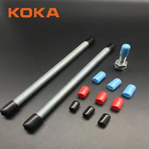 Round tubing pipe Rubber Caps PVC Protector for bolt end